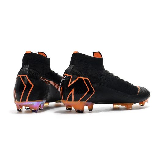 Nike Mercurial Superfly 360 Elite FG Dames - Zwart Oranje_6.jpg